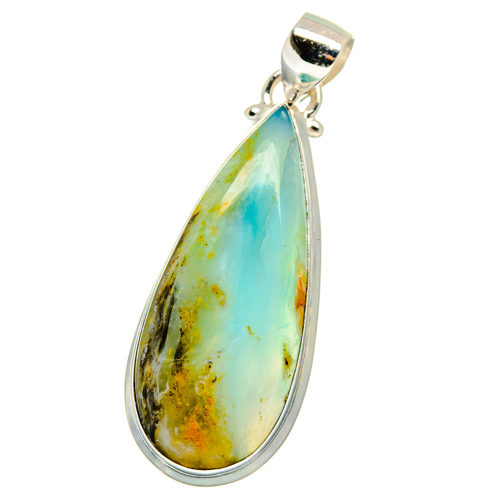 Peruvian Opal Pendants handcrafted by Anasilvercos - PD15412