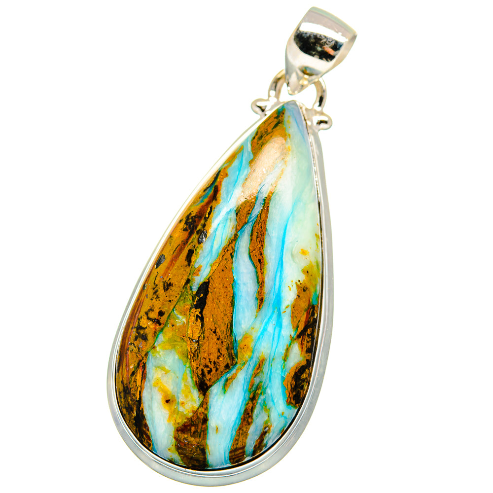 Peruvian Opal Pendants handcrafted by Anasilvercos - PD15414