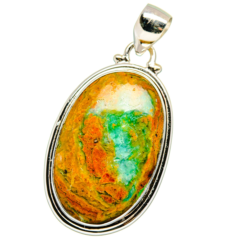 Peruvian Opal Pendants handcrafted by Anasilvercos - PD15415