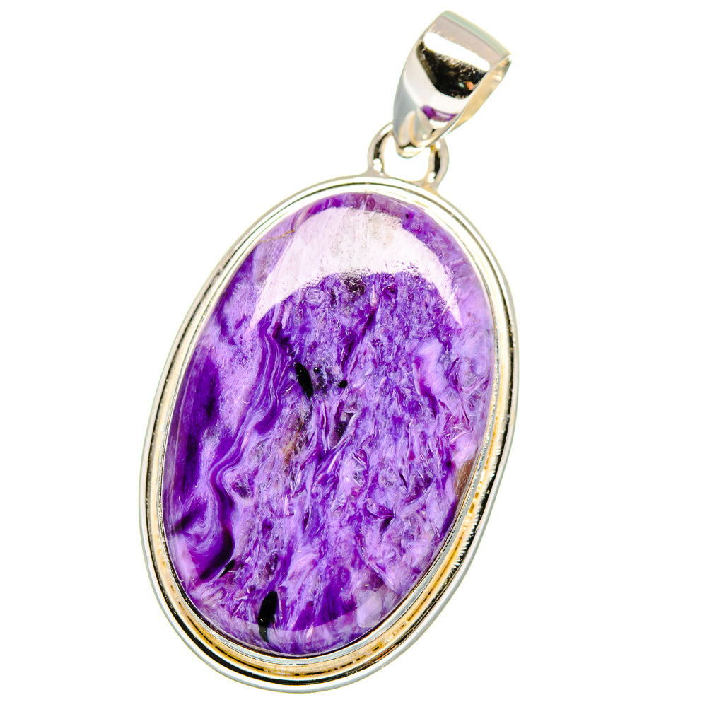 Charoite Pendants handcrafted by Anasilvercos - PD15431