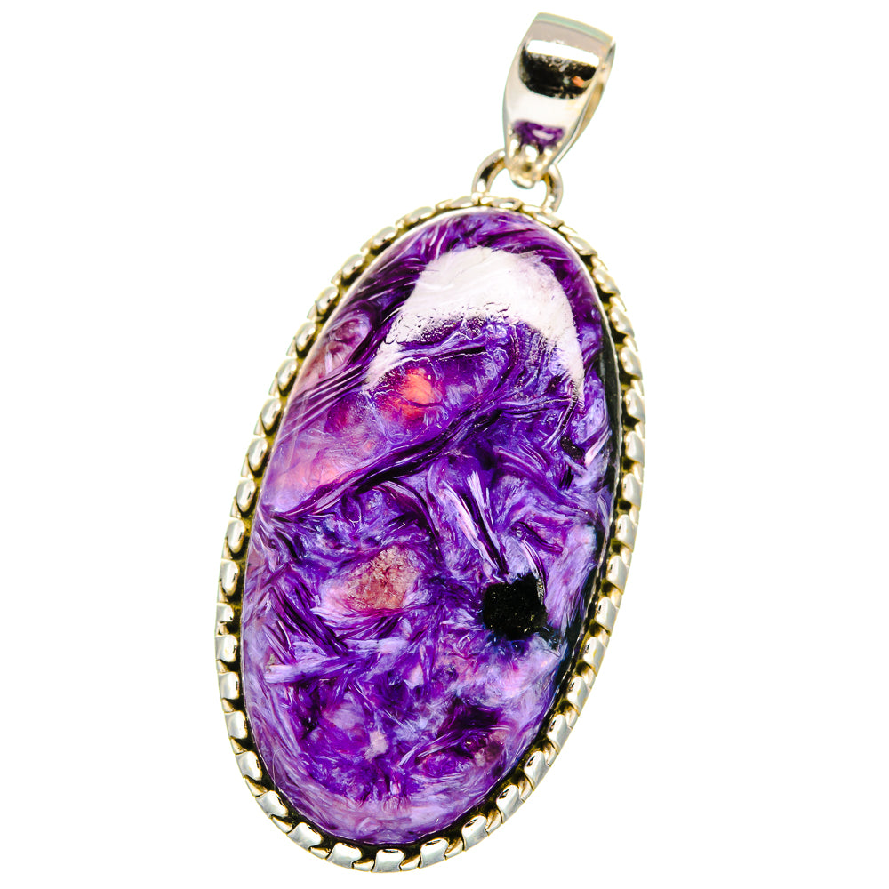 Charoite Pendants handcrafted by Anasilvercos - PD15433