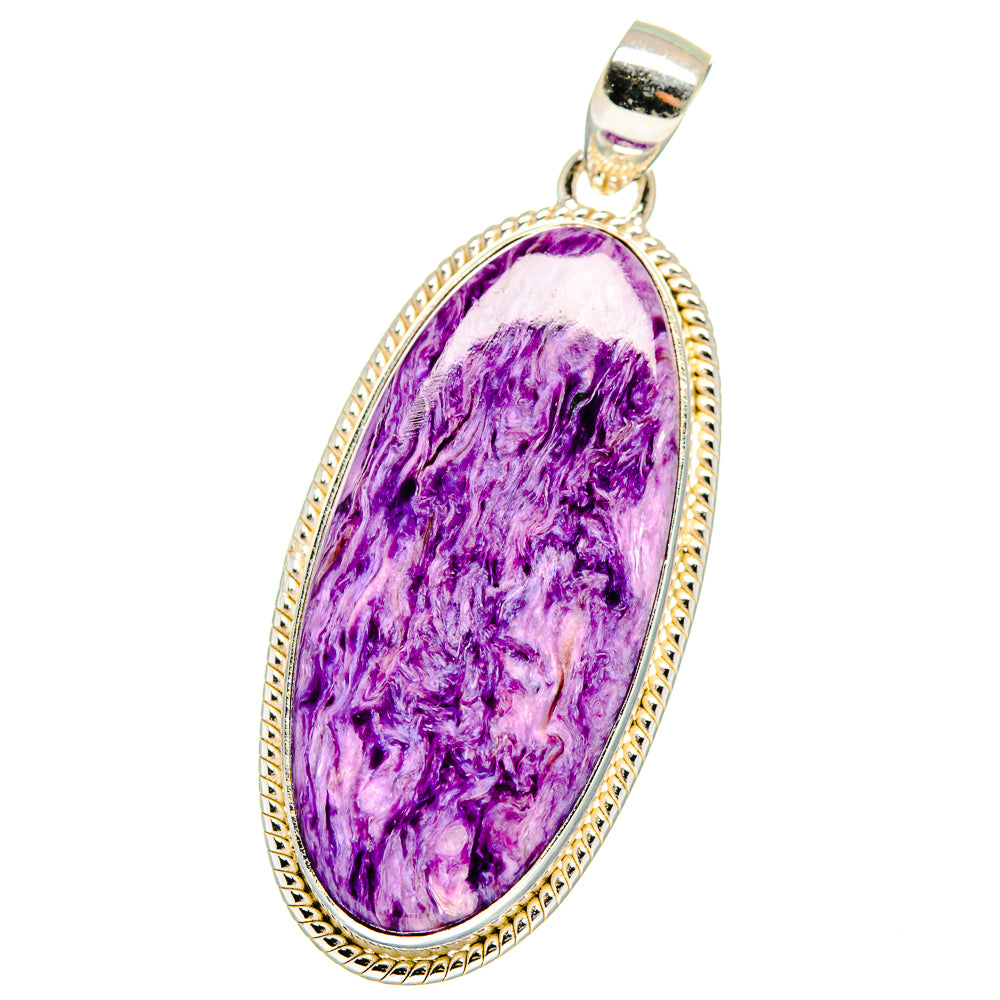 Charoite Pendants handcrafted by Anasilvercos - PD15435