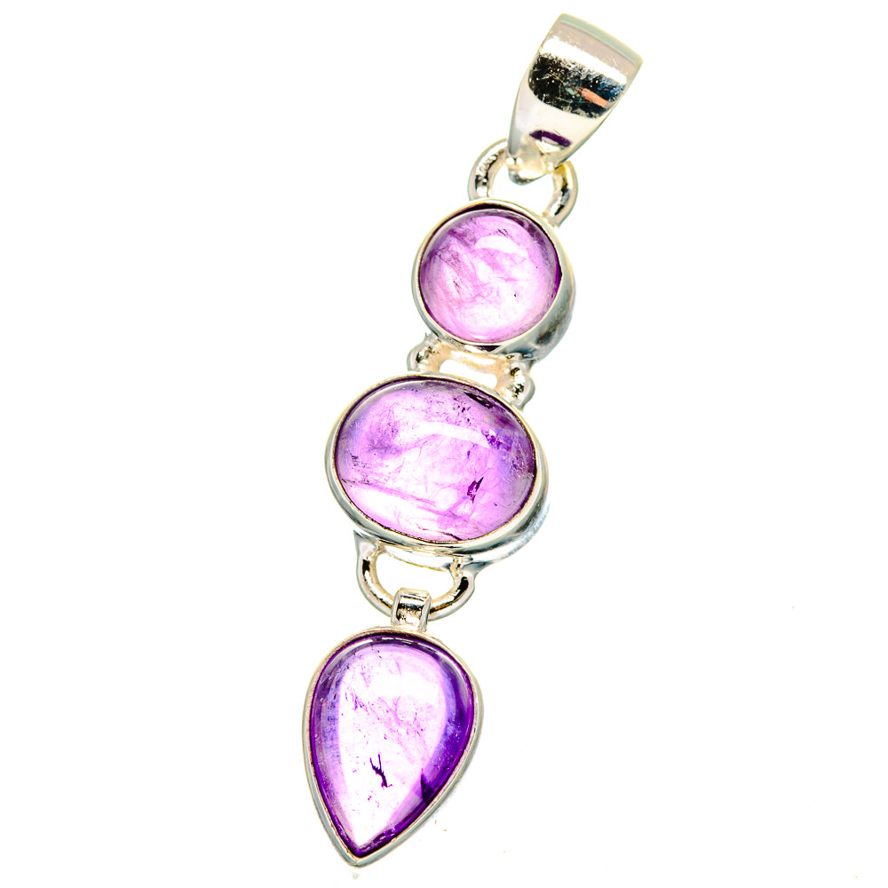 Amethyst Pendants handcrafted by Anasilvercos - PD15437