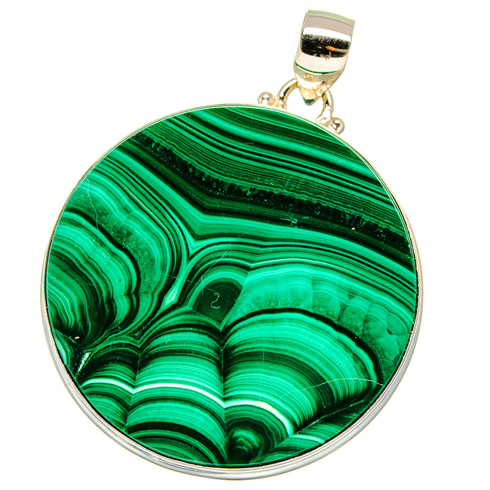 Malachite Pendants handcrafted by Anasilvercos - PD15480