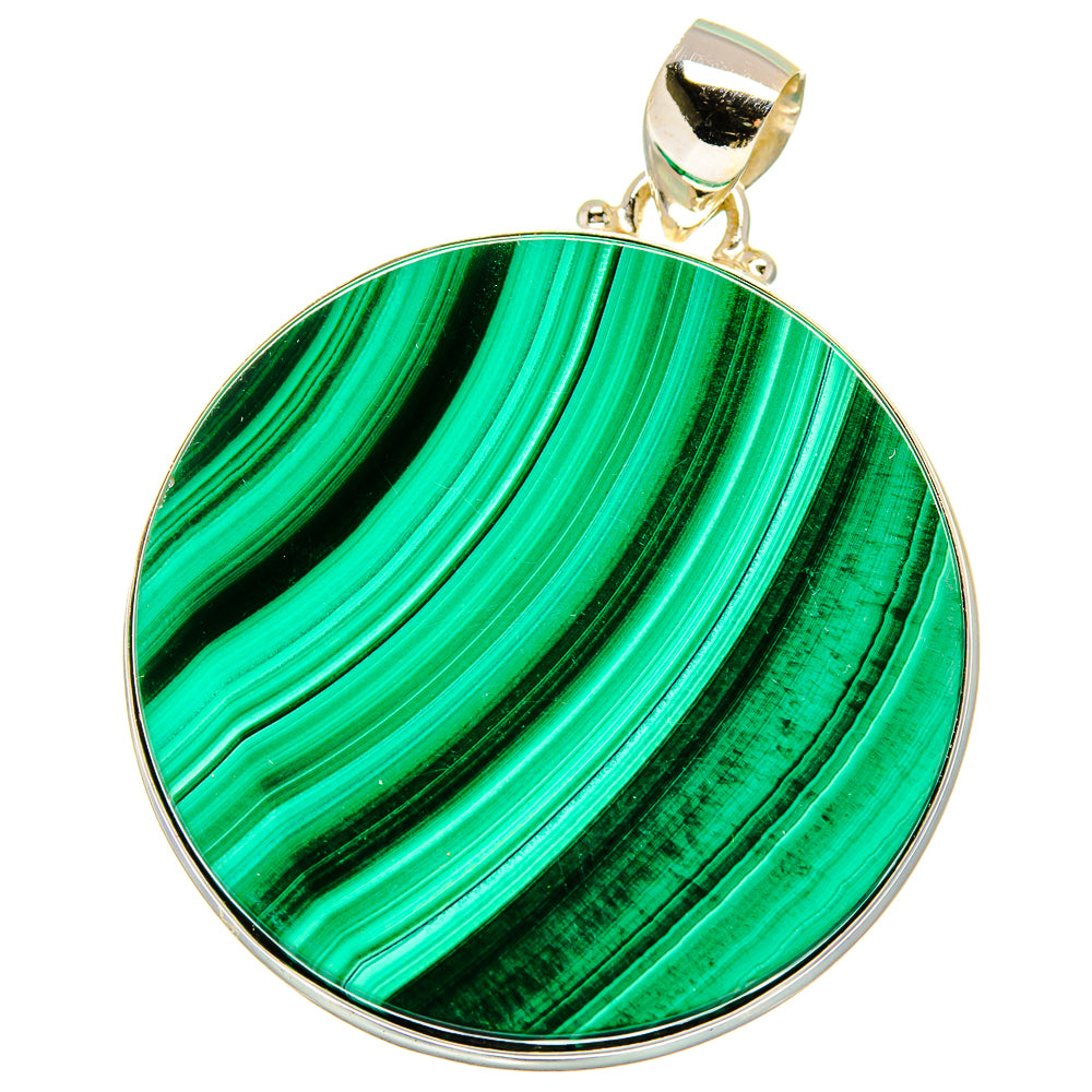 Malachite Pendants handcrafted by Anasilvercos - PD15481