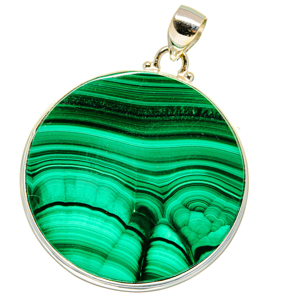 Malachite Pendants handcrafted by Anasilvercos - PD15483