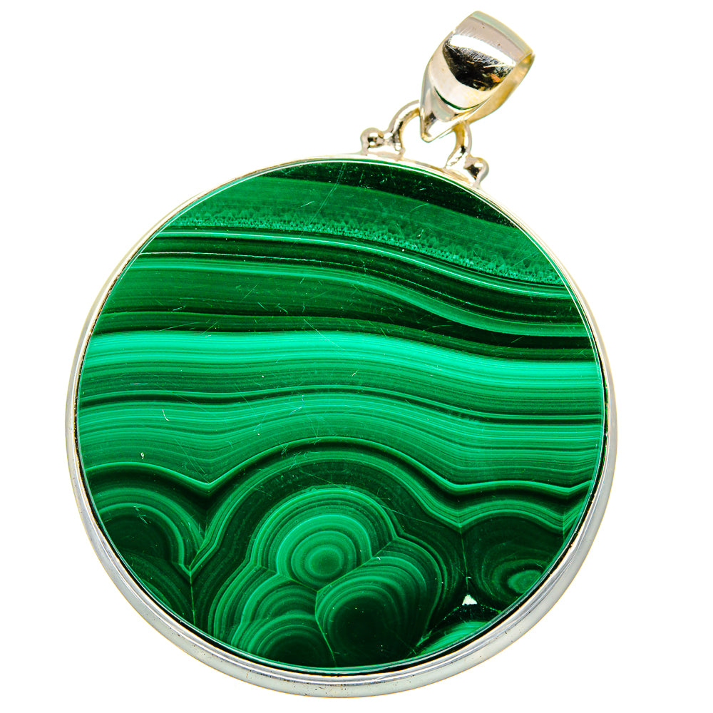 Malachite Pendants handcrafted by Anasilvercos - PD15486