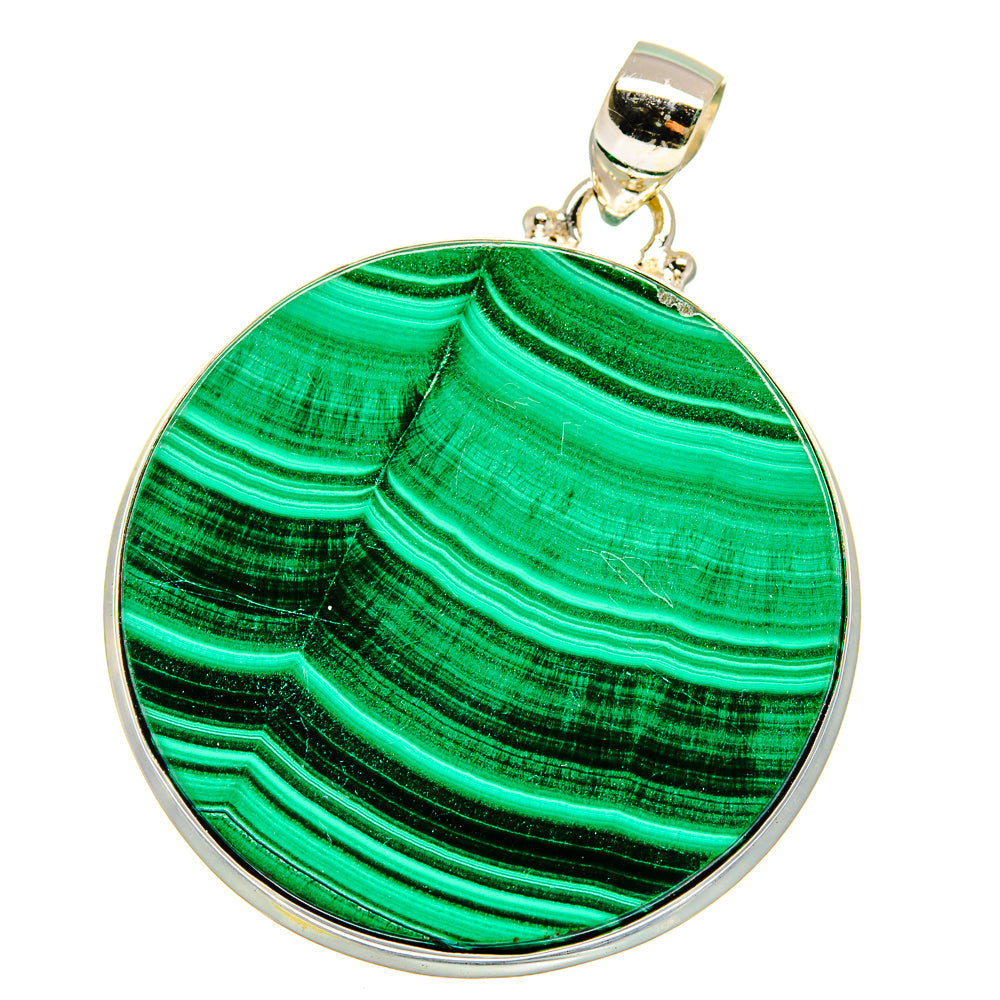 Malachite Pendants handcrafted by Anasilvercos - PD15488