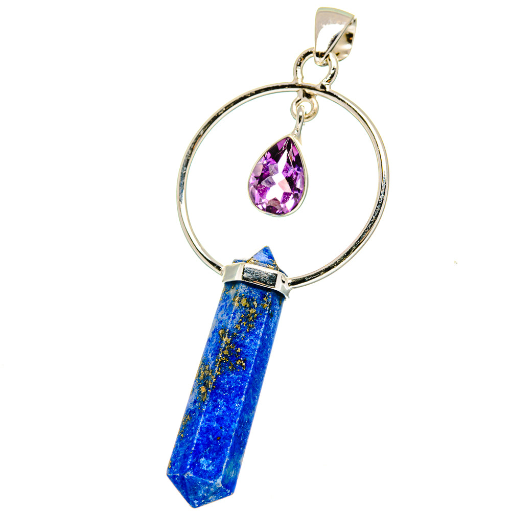 Lapis Lazuli Pendants handcrafted by Anasilvercos - PD15500