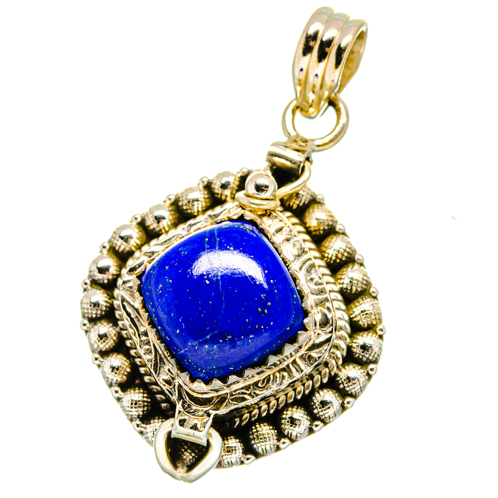 Lapis Lazuli Pendants handcrafted by Anasilvercos - PD15506
