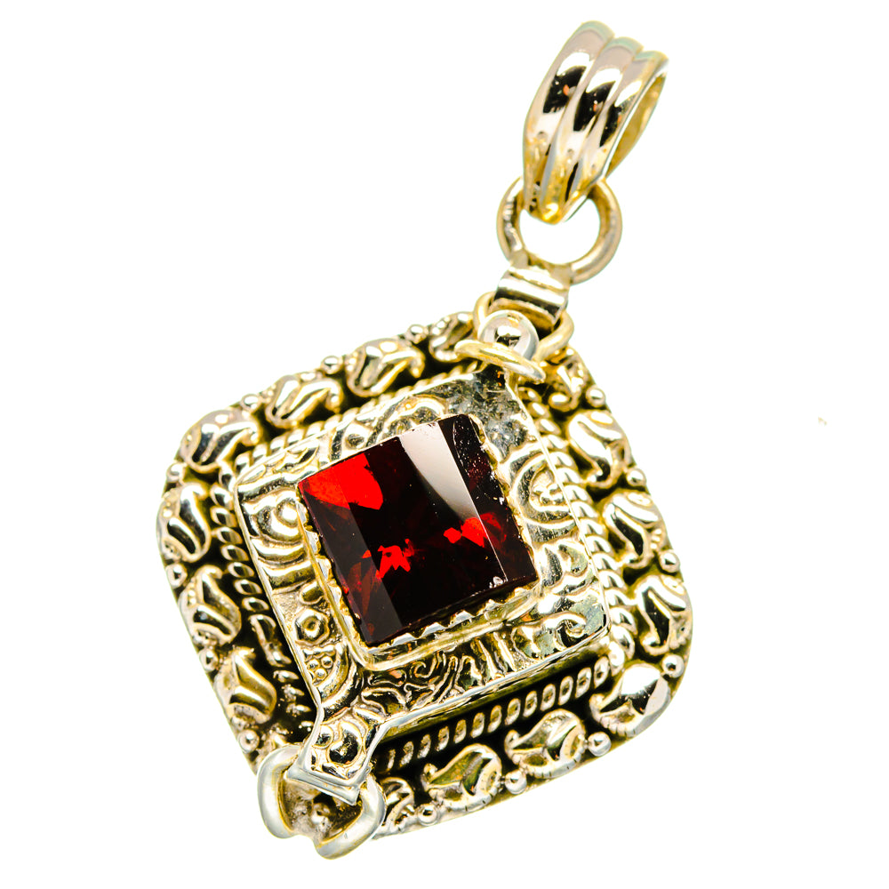 Garnet Pendants handcrafted by Anasilvercos - PD15508