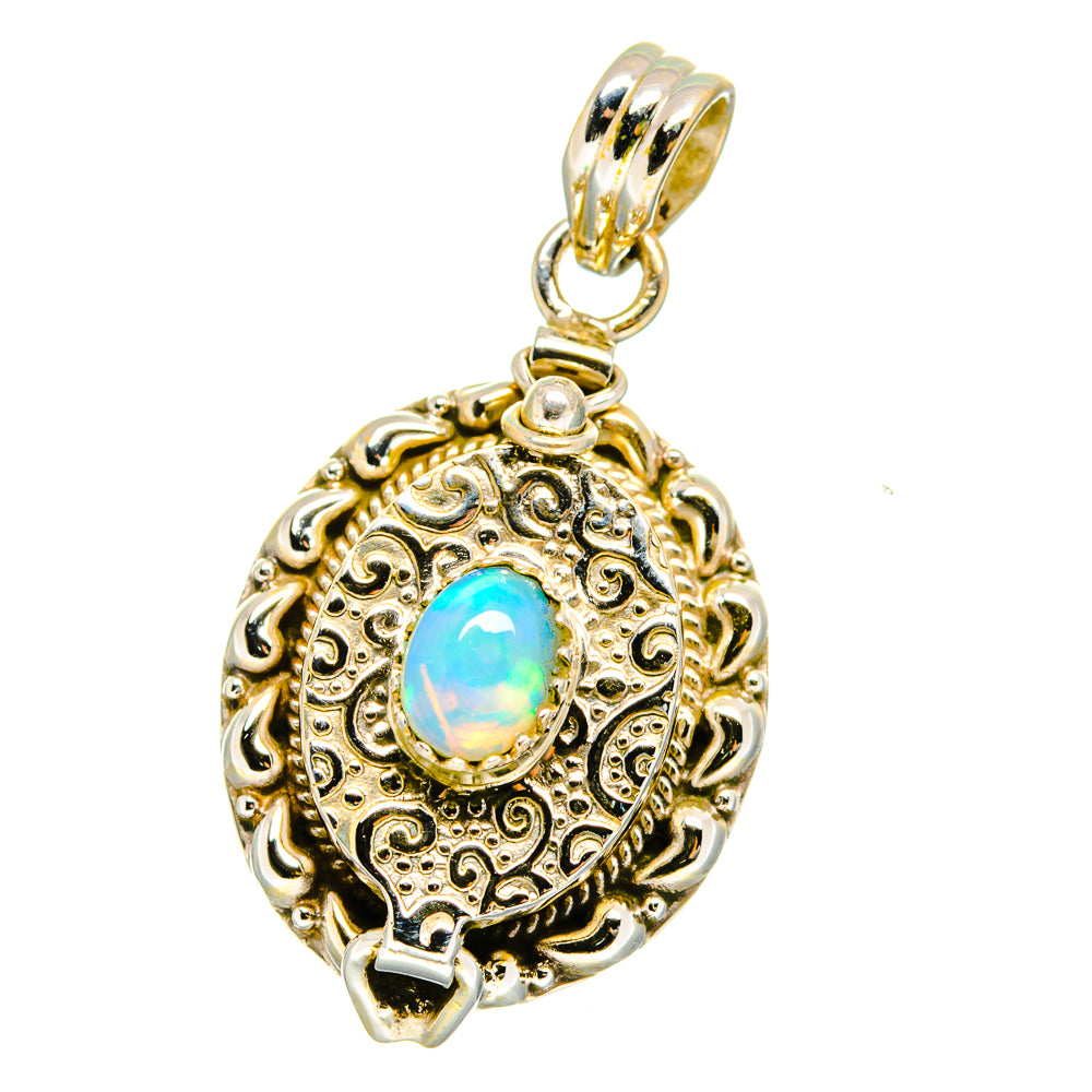 Ethiopian Opal Pendants handcrafted by Anasilvercos - PD15511