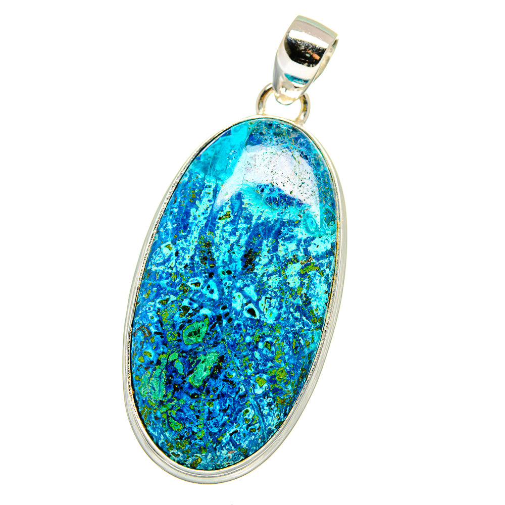 Chrysocolla Pendants handcrafted by Anasilvercos - PD15524