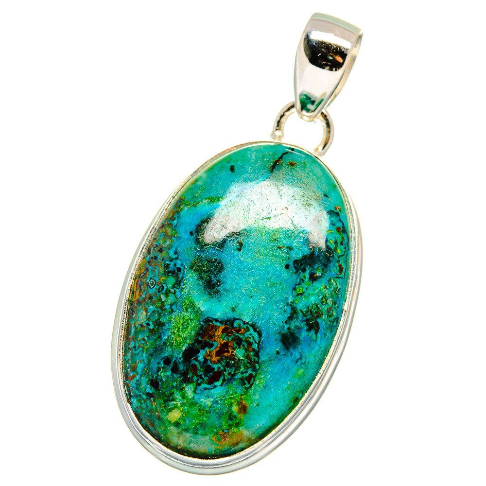 Chrysocolla Pendants handcrafted by Anasilvercos - PD15525