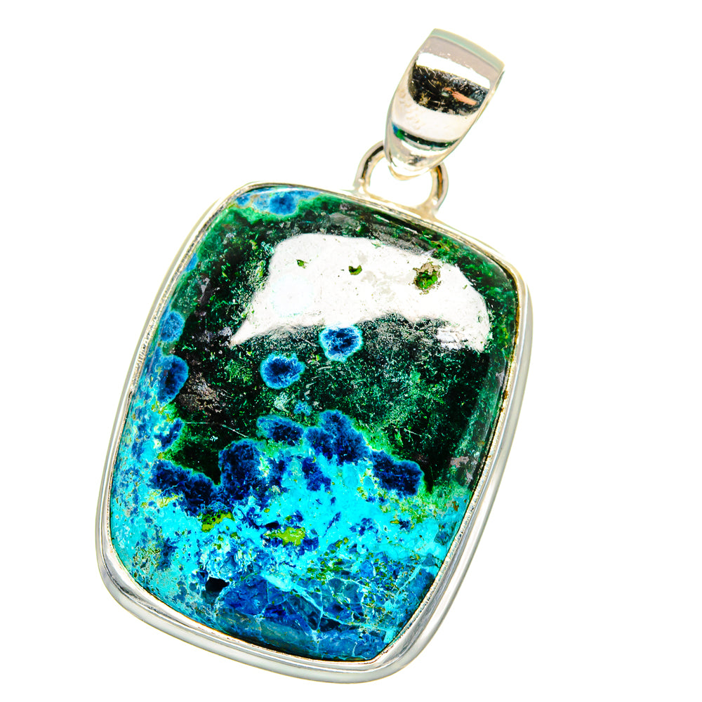Chrysocolla Pendants handcrafted by Anasilvercos - PD15534