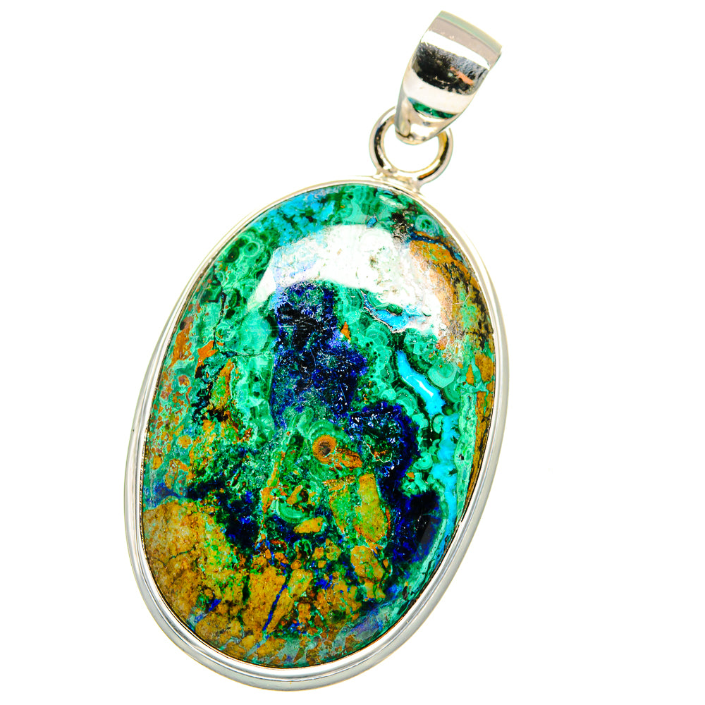 Chrysocolla Pendants handcrafted by Anasilvercos - PD15539