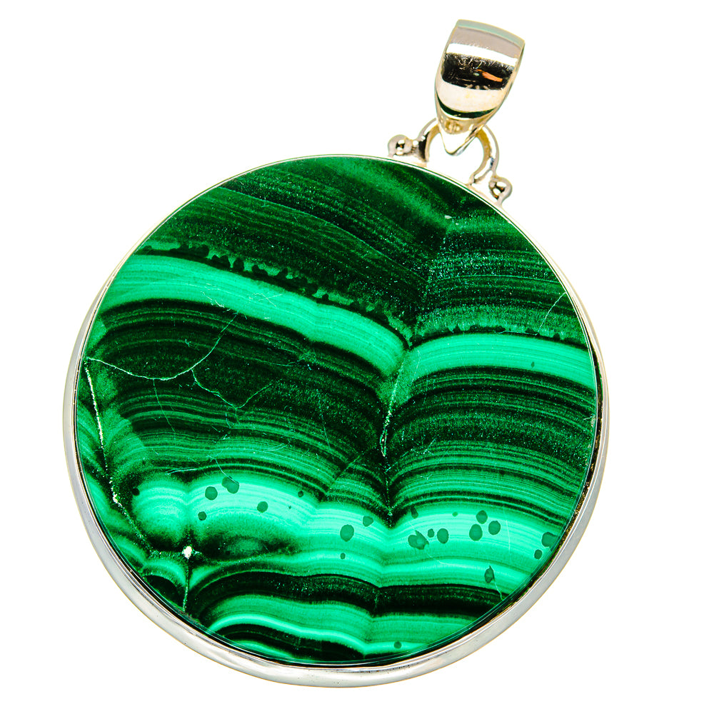 Malachite Pendants handcrafted by Anasilvercos - PD15542