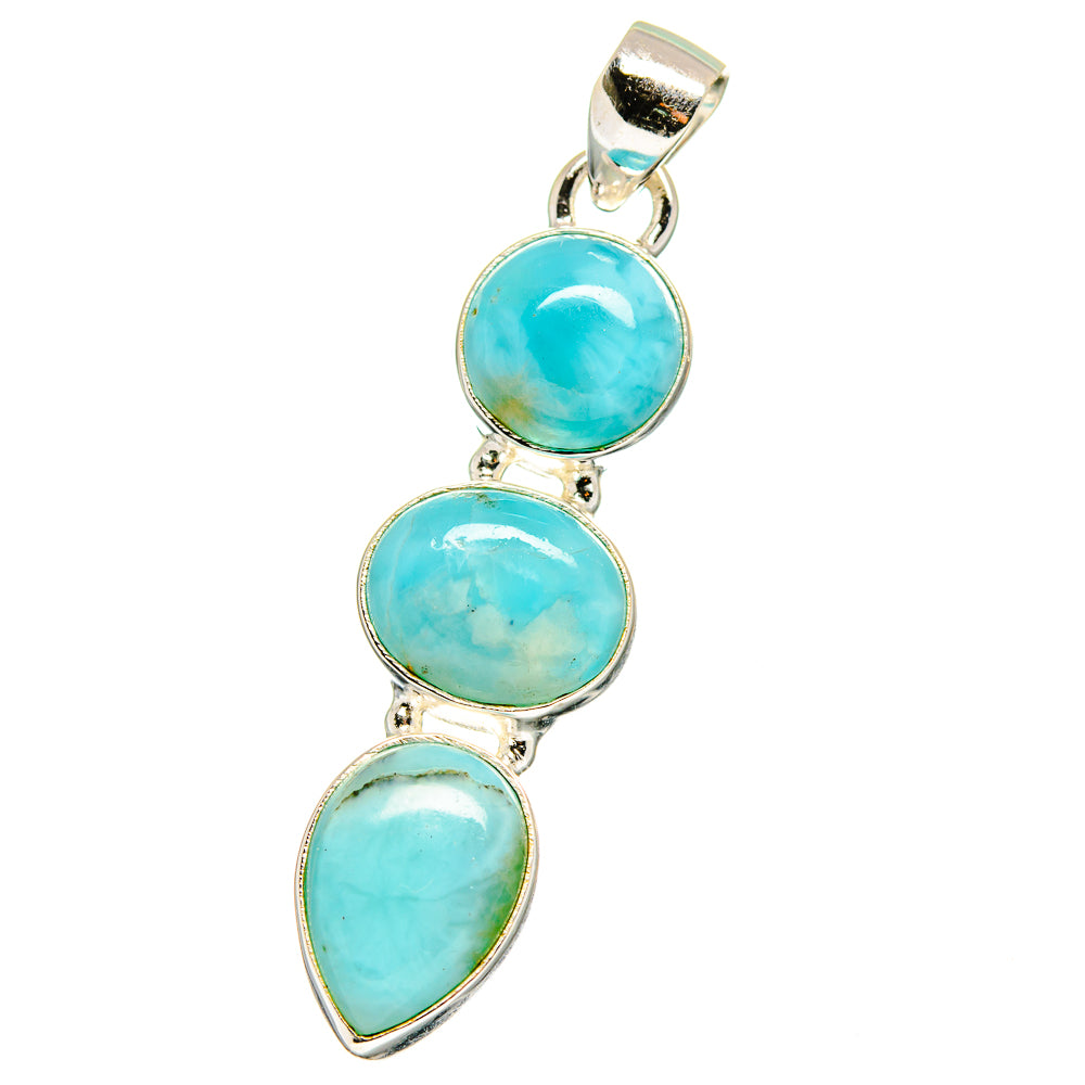 Larimar Pendants handcrafted by Anasilvercos - PD15561