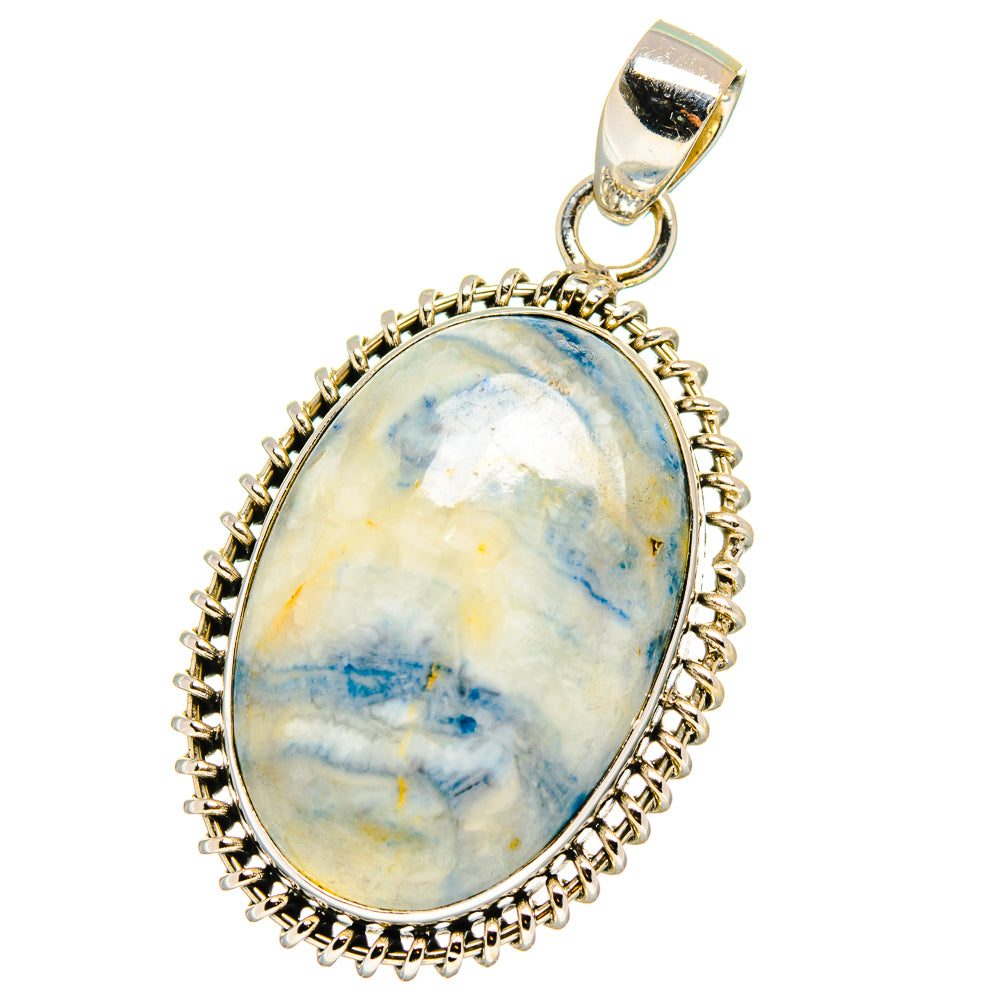 Blue Scheelite Pendants handcrafted by Anasilvercos - PD15570