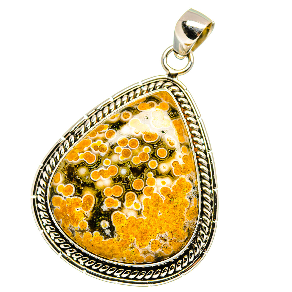 Ocean Jasper Pendants handcrafted by Anasilvercos - PD15573