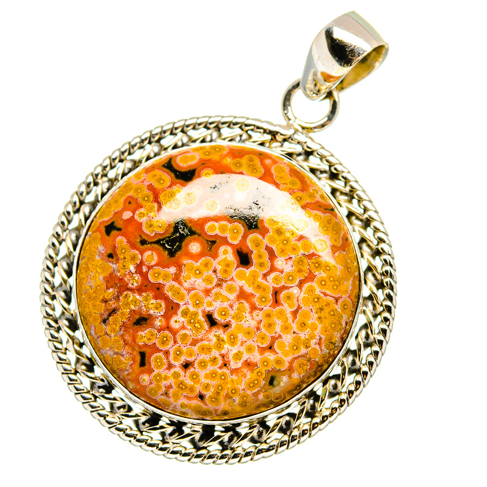 Ocean Jasper Pendants handcrafted by Anasilvercos - PD15574