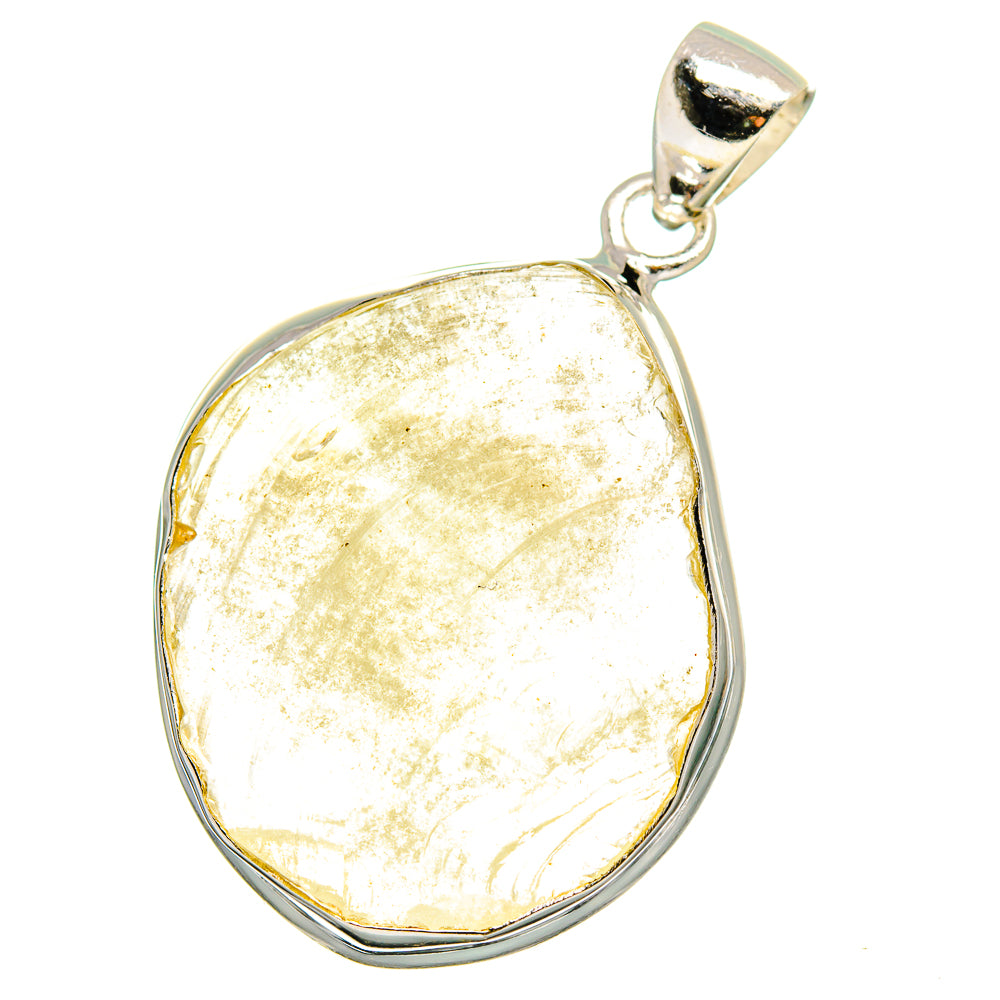 Libyan Desert Glass Pendants handcrafted by Anasilvercos - PD15579