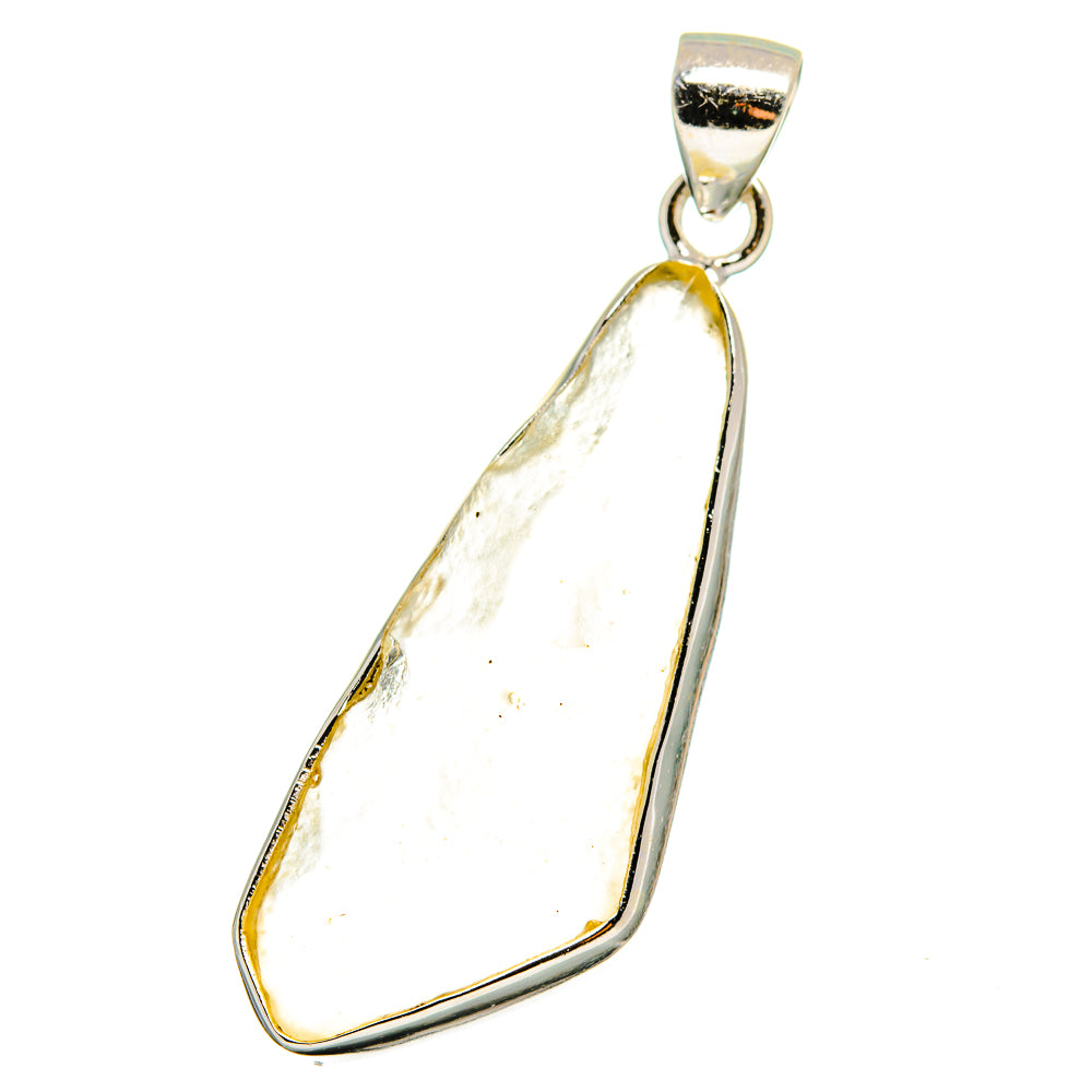 Libyan Desert Glass Pendants handcrafted by Anasilvercos - PD15581