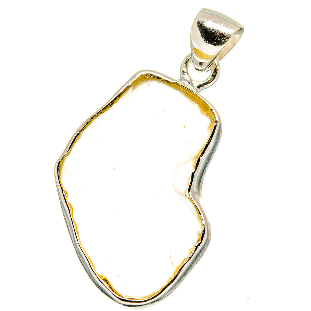 Libyan Desert Glass Pendants handcrafted by Anasilvercos - PD15586