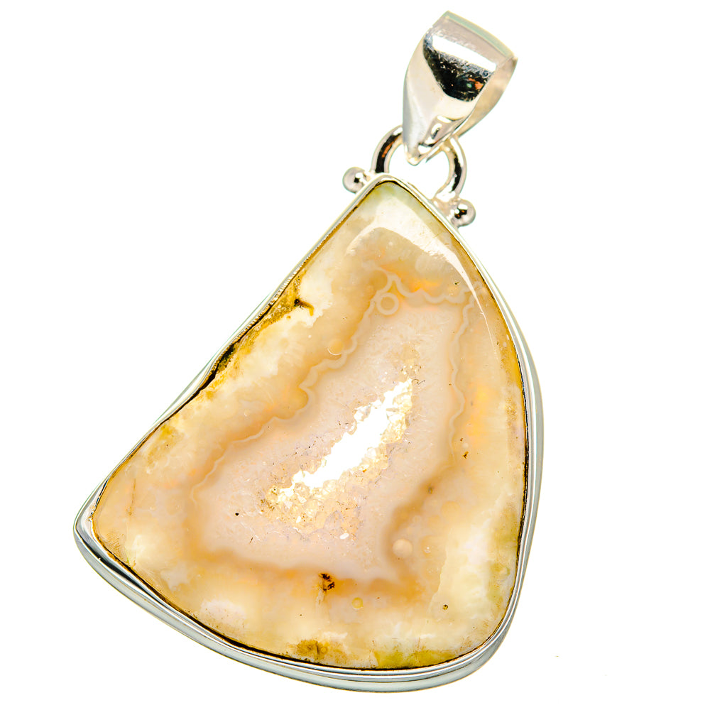 Geode Slice Pendants handcrafted by Anasilvercos - PD15592 - Photo 2