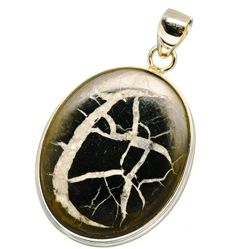 Septarian Geode Pendants handcrafted by Anasilvercos - PD15598