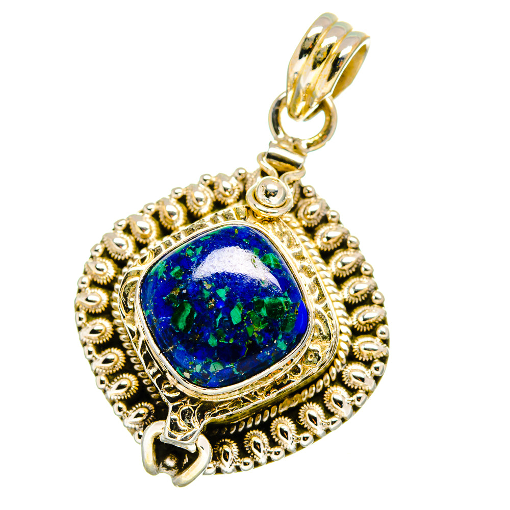 Azurite Pendants handcrafted by Anasilvercos - PD15610