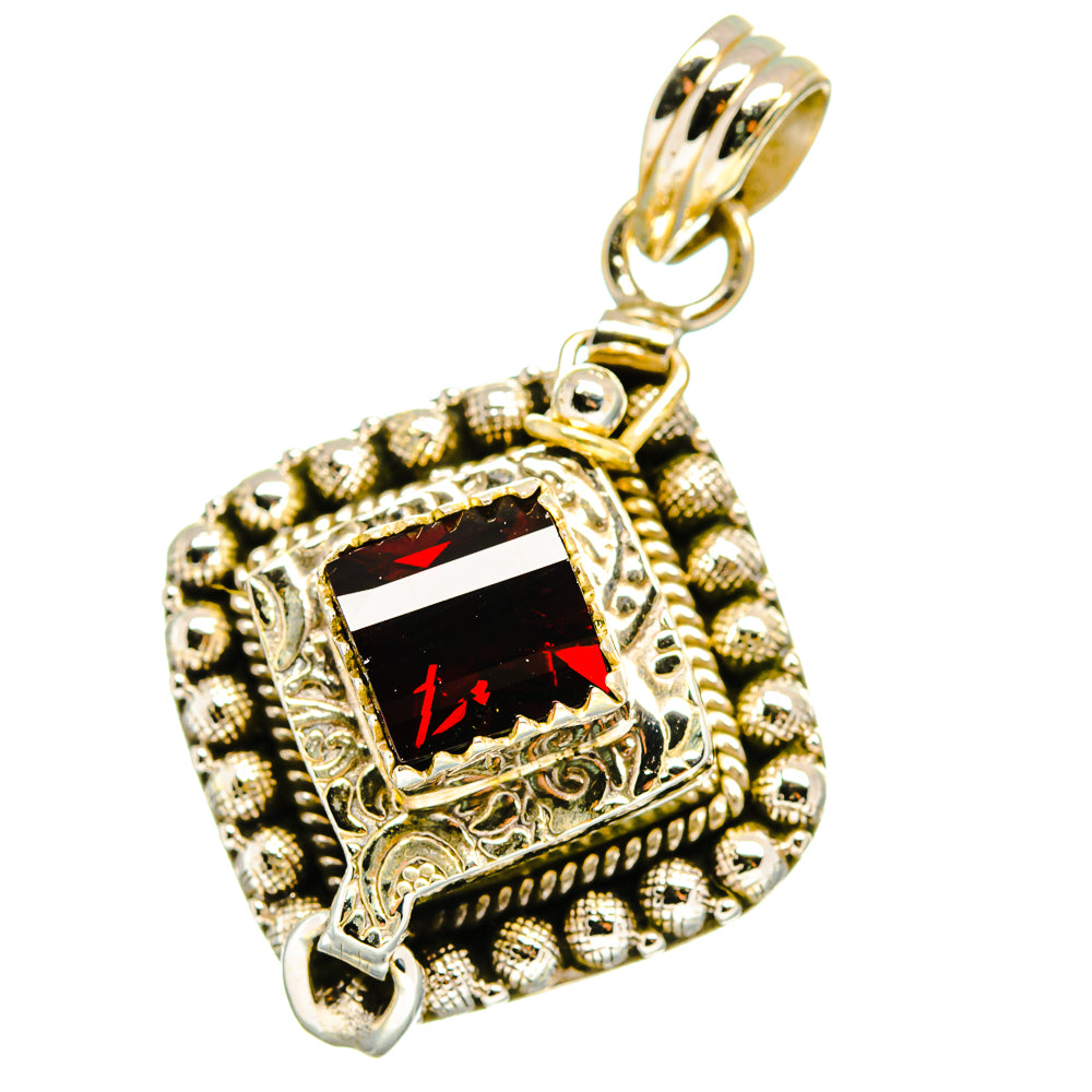 Garnet Pendants handcrafted by Anasilvercos - PD15612