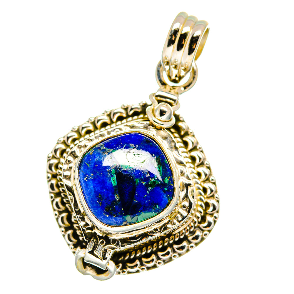 Azurite Pendants handcrafted by Anasilvercos - PD15626