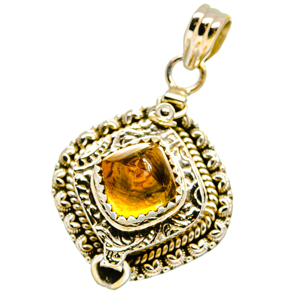 Citrine Pendants handcrafted by Anasilvercos - PD15633