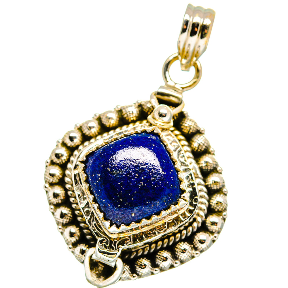 Lapis Lazuli Pendants handcrafted by Anasilvercos - PD15636