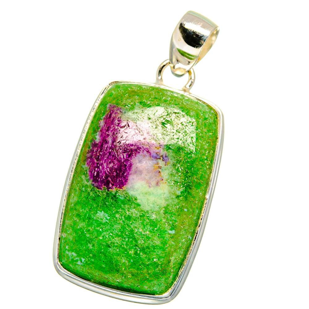 Ruby Zoisite Pendants handcrafted by Anasilvercos - PD15687