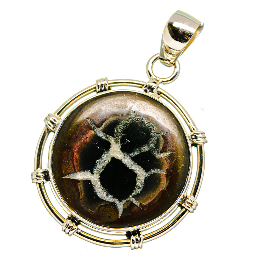 Septarian Geode Pendants handcrafted by Anasilvercos - PD15696
