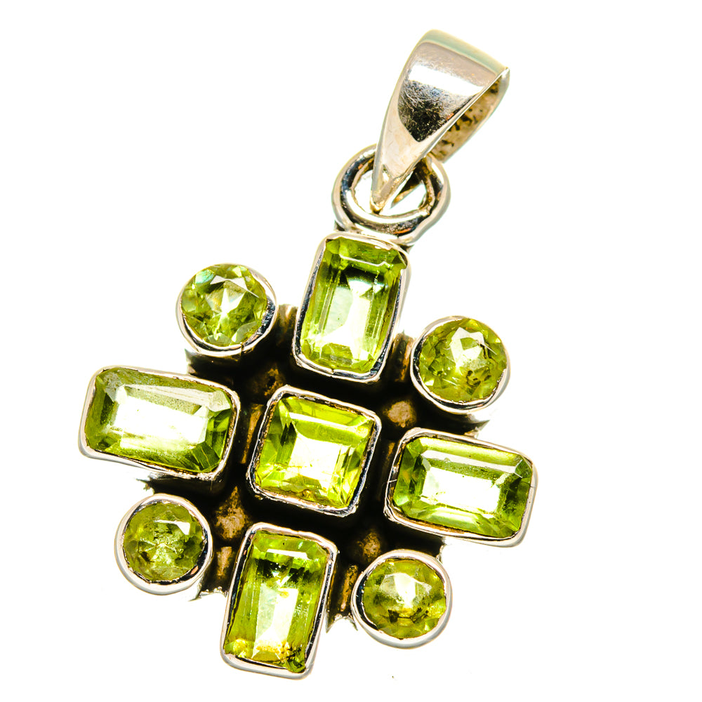 Peridot Pendants handcrafted by Anasilvercos - PD15728