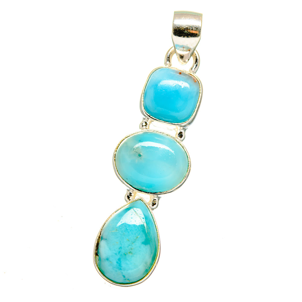 Larimar Pendants handcrafted by Anasilvercos - PD15752