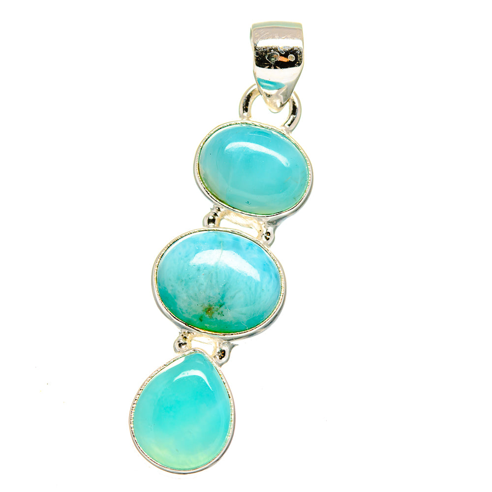 Larimar Pendants handcrafted by Anasilvercos - PD15754