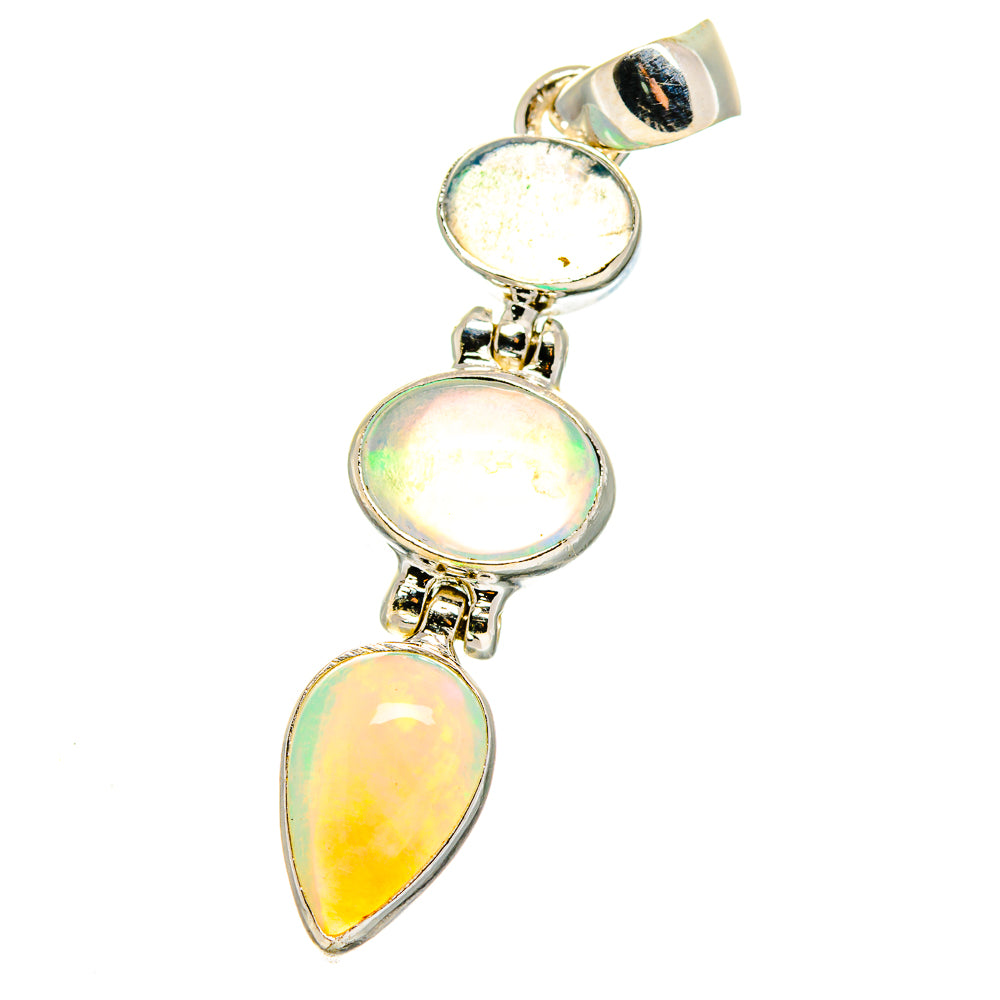 Ethiopian Opal Pendants handcrafted by Anasilvercos - PD15761