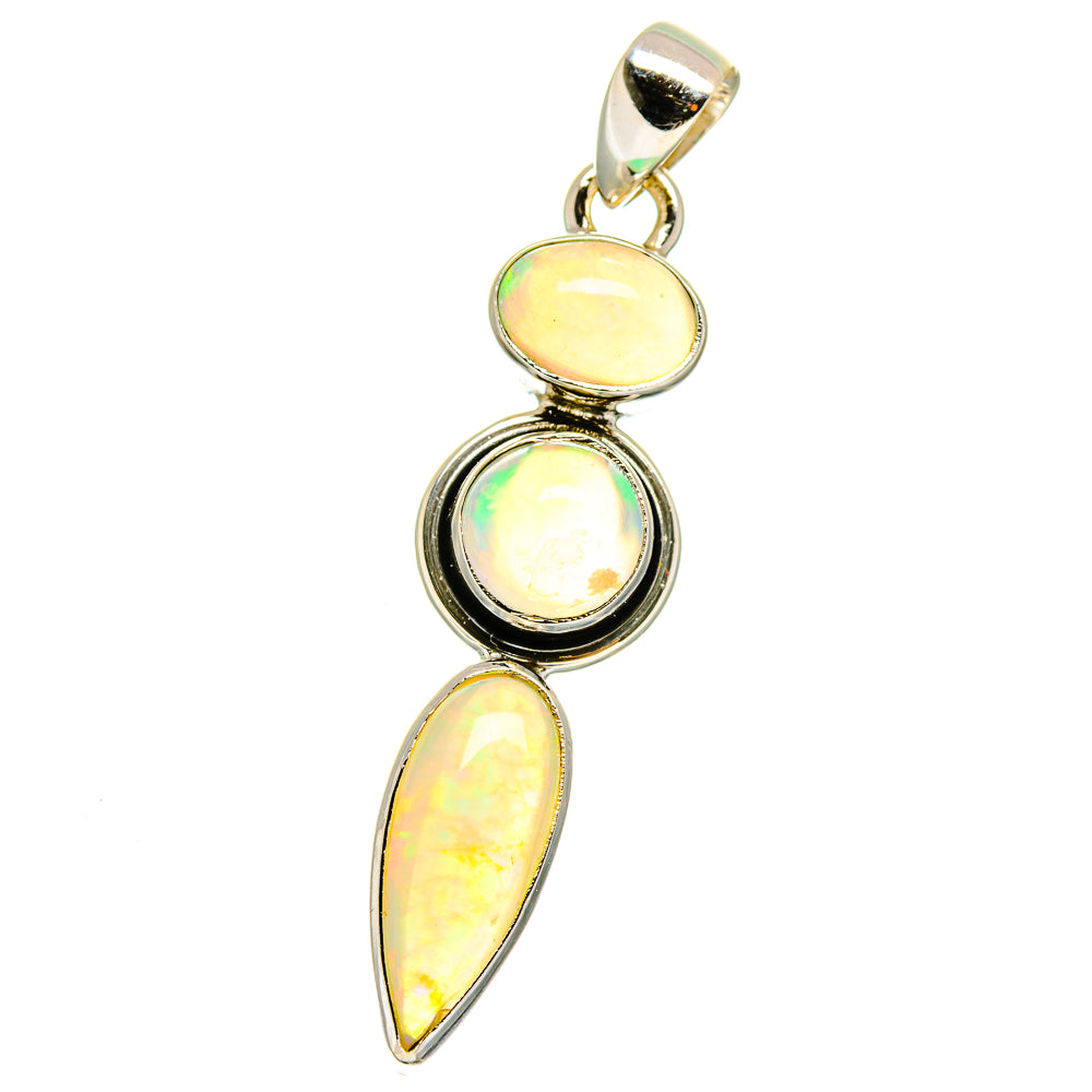 Ethiopian Opal Pendants handcrafted by Anasilvercos - PD15762