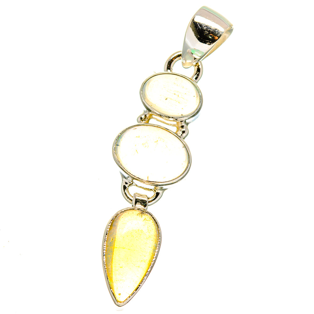 Ethiopian Opal Pendants handcrafted by Anasilvercos - PD15763