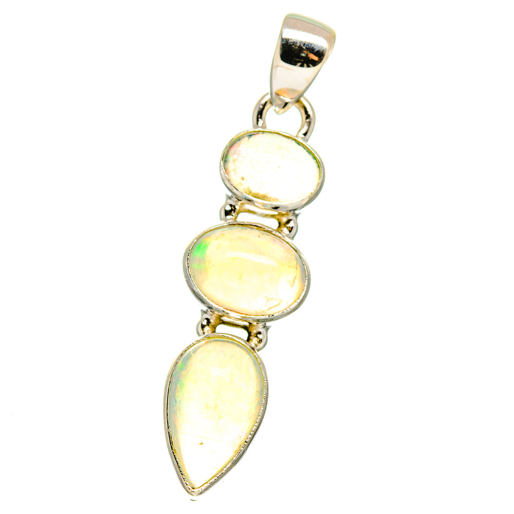 Ethiopian Opal Pendants handcrafted by Anasilvercos - PD15764