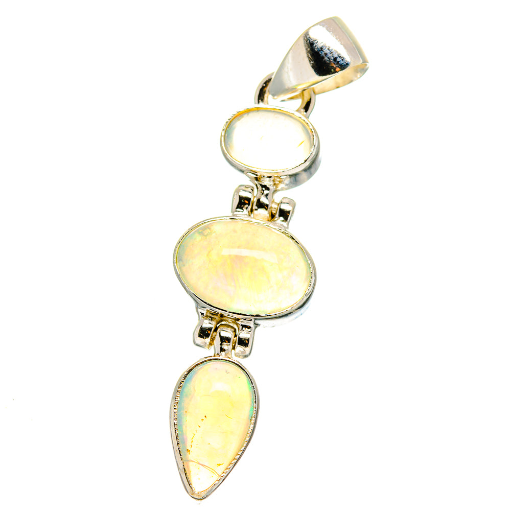 Ethiopian Opal Pendants handcrafted by Anasilvercos - PD15766
