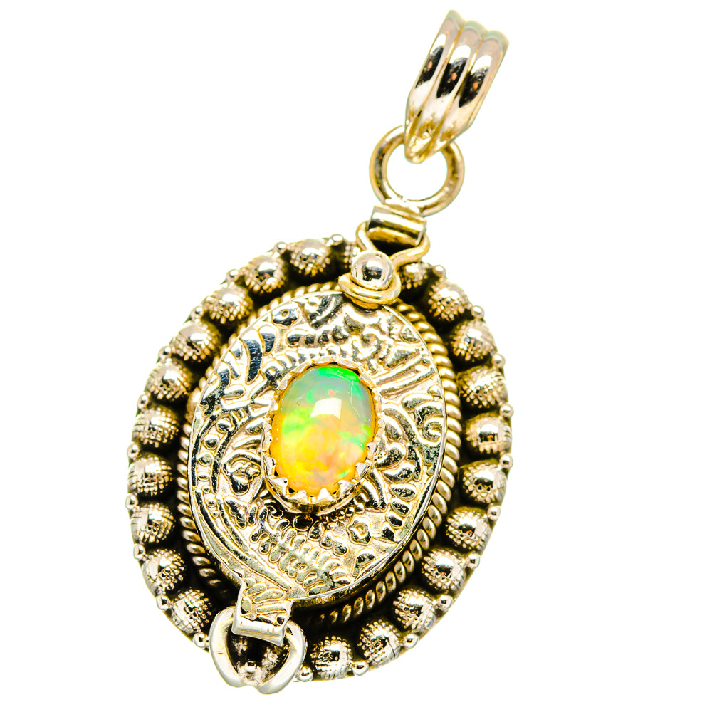 Ethiopian Opal Pendants handcrafted by Anasilvercos - PD15774