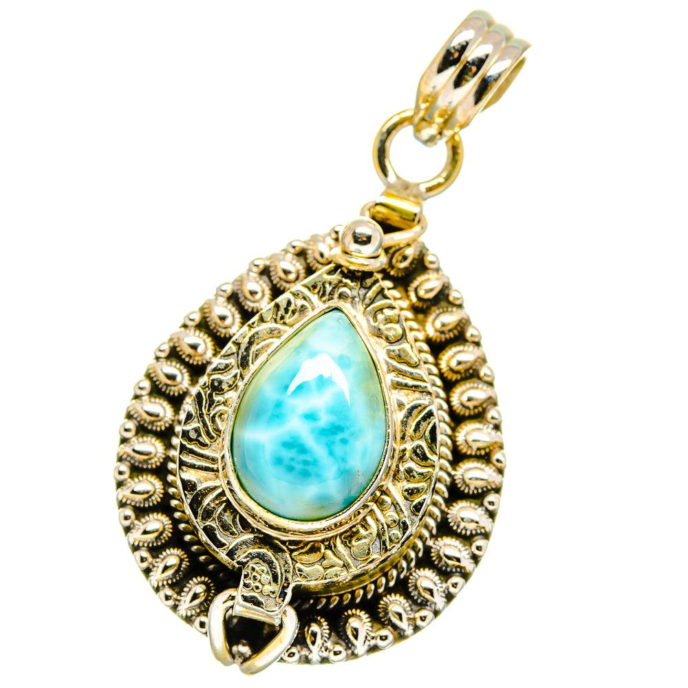 Larimar Pendants handcrafted by Anasilvercos - PD15775
