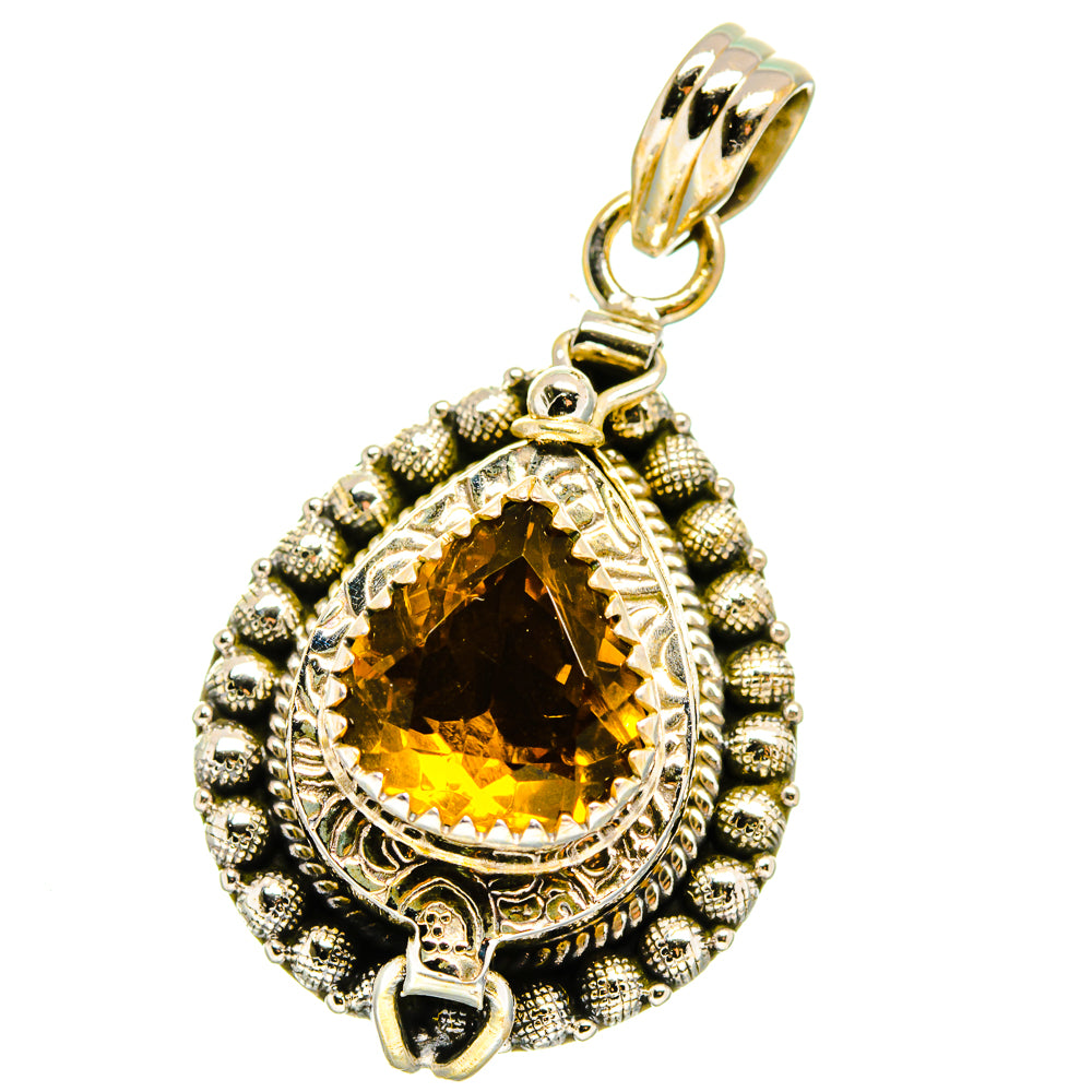 Citrine Pendants handcrafted by Anasilvercos - PD15779