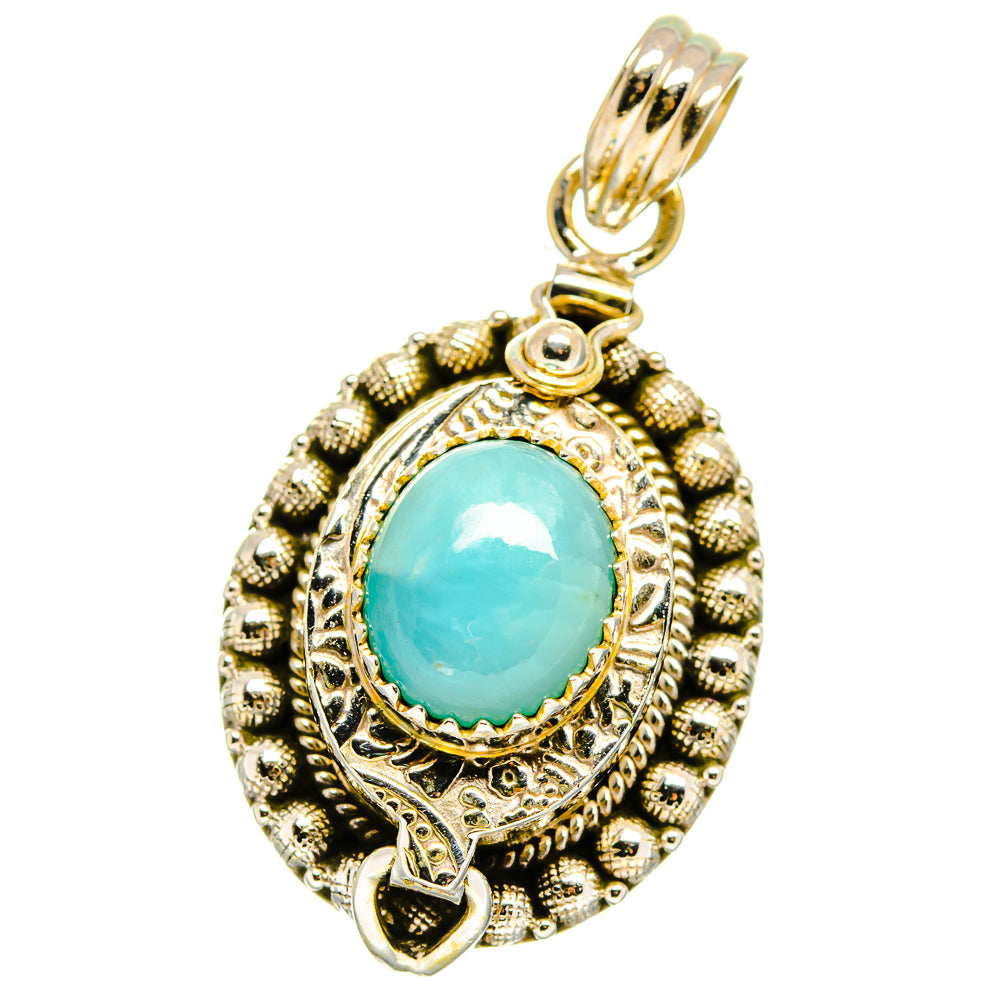 Larimar Pendants handcrafted by Anasilvercos - PD15780
