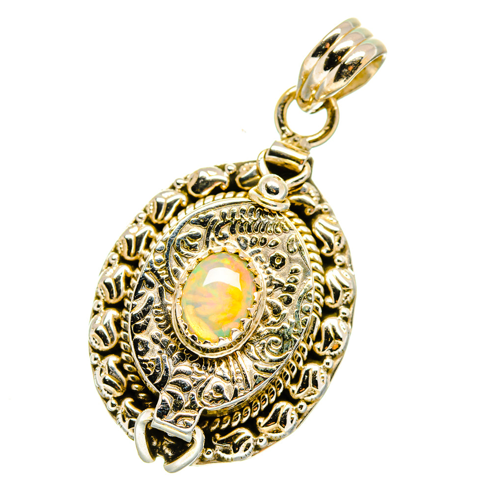 Ethiopian Opal Pendants handcrafted by Anasilvercos - PD15785